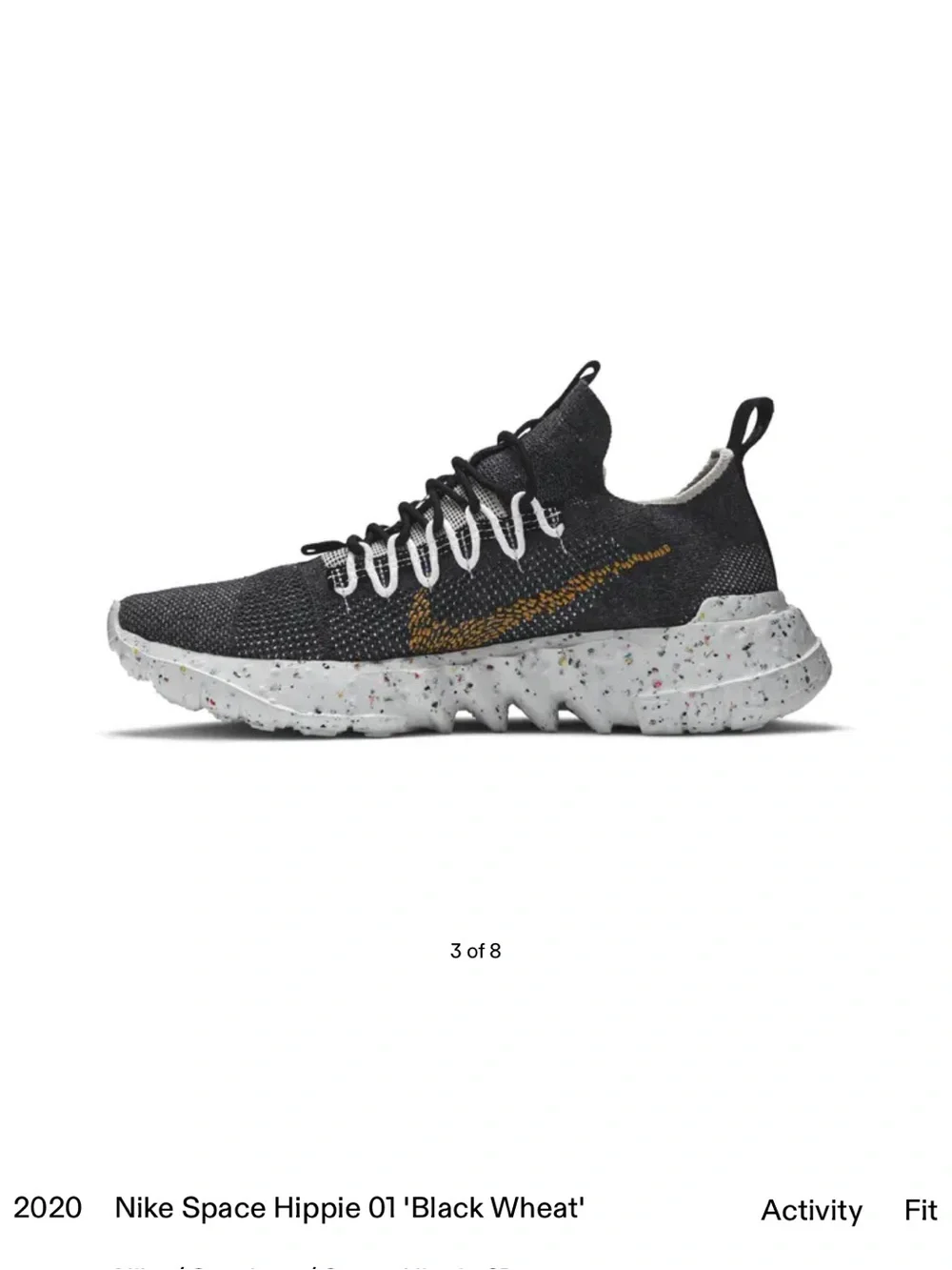Nike Space Hippie 01 Black Wheat